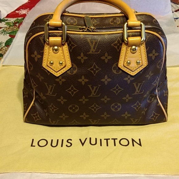 Louis Vuitton Manhattan PM Handbag 100% Authentic - Picture 2 of 8